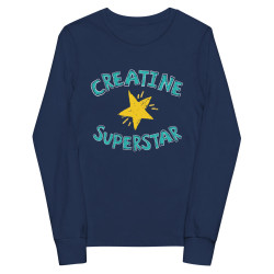 Creatine Superstar - youth long sleeve tee