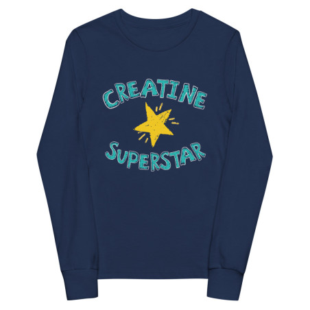 Creatine Superstar - youth long sleeve tee