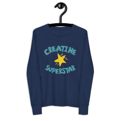 Creatine Superstar - youth long sleeve tee